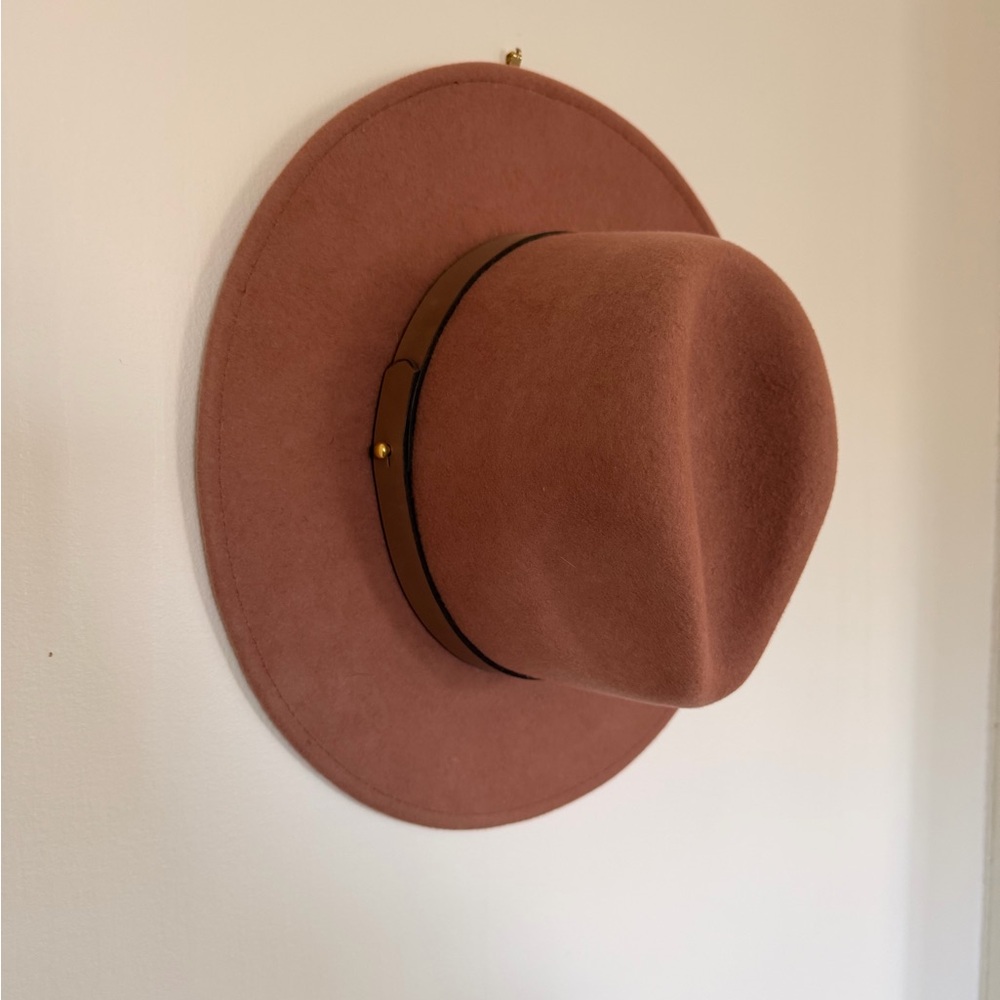 Lack Of Color Pink Wide-Brim Hat